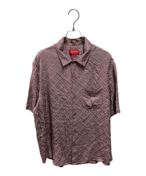 SUPREME（シュプリーム）SUPREME (シュプリーム) 22SS Monogram Silk S/S Shirt パープル サイズ:Ｍの古着・服飾アイテム