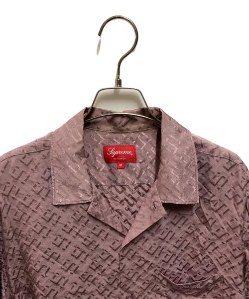 SUPREME（シュプリーム）SUPREME (シュプリーム) 22SS Monogram Silk S/S Shirt パープル サイズ:Ｍの古着・服飾アイテム