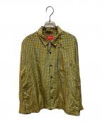 SUPREMEシュプリーム）の古着「16AW Cane Silk Shirt」｜イエロー