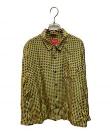 SUPREME（シュプリーム）の古着「16AW Cane Silk Shirt」｜イエロー