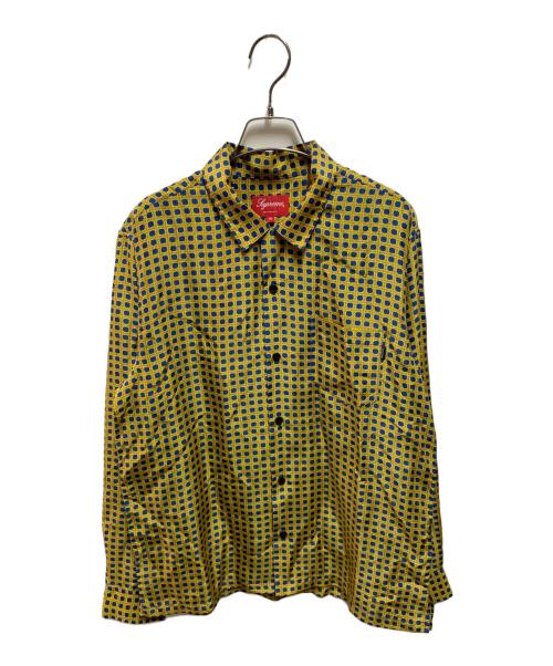 SUPREME（シュプリーム）SUPREME (シュプリーム) 16AW Cane Silk Shirt イエロー サイズ:Ｍの古着・服飾アイテム