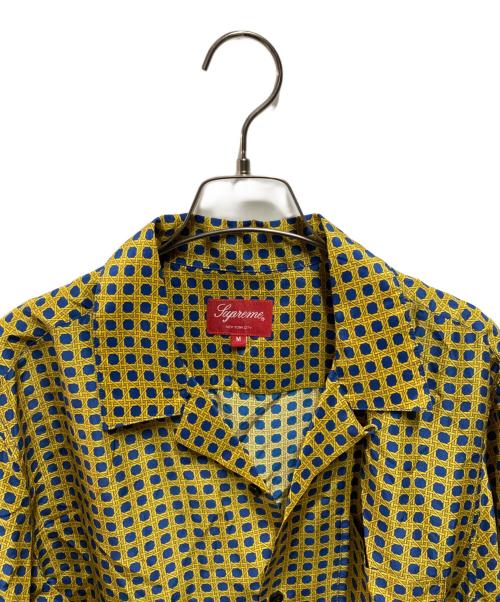 SUPREME（シュプリーム）SUPREME (シュプリーム) 16AW Cane Silk Shirt イエロー サイズ:Ｍの古着・服飾アイテム