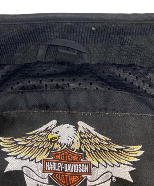 HARLEY-DAVIDSON（ハーレーダビッドソン）HARLEY-DAVIDSON (ハーレーダビッドソン) スカルワッペンナイロンジャケット ブラック サイズ:Ｍの古着・服飾アイテム