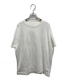 JIL SANDER（ジルサンダー）の古着「ロゴパッチ付コットンTシャツ」｜ホワイト