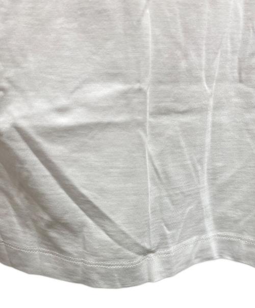 JIL SANDER（ジルサンダー）JIL SANDER (ジルサンダー) ロゴパッチ付コットンTシャツ ホワイト サイズ:XXLの古着・服飾アイテム