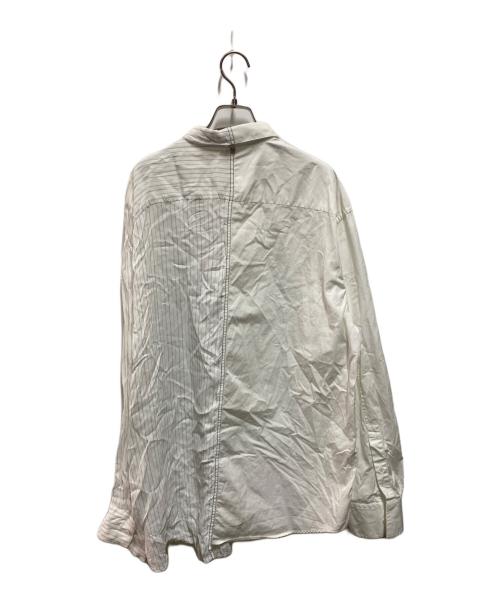 OAMC（オーエーエムシー）OAMC (オーエーエムシー) ストライプシャツ ホワイト サイズ:Lの古着・服飾アイテム