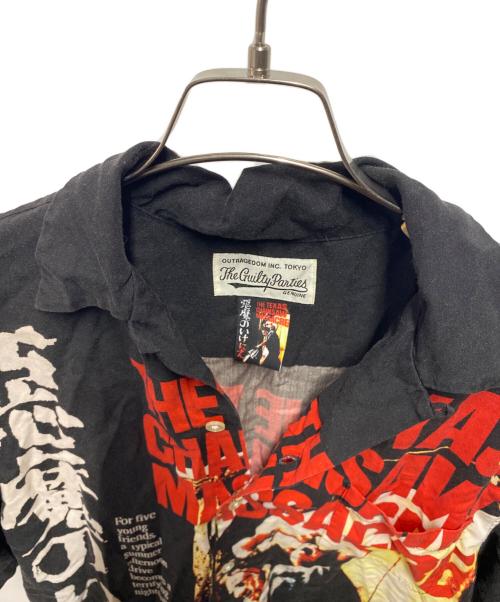 WACKO MARIA（ワコマリア）WACKO MARIA (ワコマリア) コラボ総柄ハワイアンシャツ ブラック サイズ:Mの古着・服飾アイテム