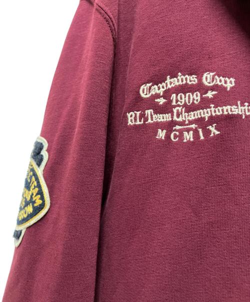 POLO RALPH LAUREN（ポロ・ラルフローレン）POLO RALPH LAUREN (ポロ・ラルフローレン) ショールカラーカーディガン グリーン×レッド サイズ:Mの古着・服飾アイテム