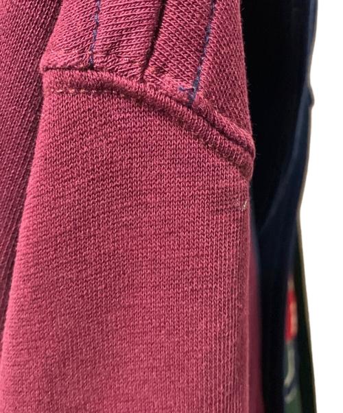 POLO RALPH LAUREN（ポロ・ラルフローレン）POLO RALPH LAUREN (ポロ・ラルフローレン) ショールカラーカーディガン グリーン×レッド サイズ:Mの古着・服飾アイテム