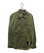 Barbour×maison kitsuneバブアー×メゾンキツネ）の古着「BARBOUR X MK OVERSHIRT」｜グリーン