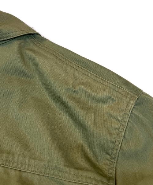 Barbour（バブアー）Barbour (バブアー) maison kitsune (メゾンキツネ) BARBOUR X MK OVERSHIRT グリーン サイズ:Sの古着・服飾アイテム