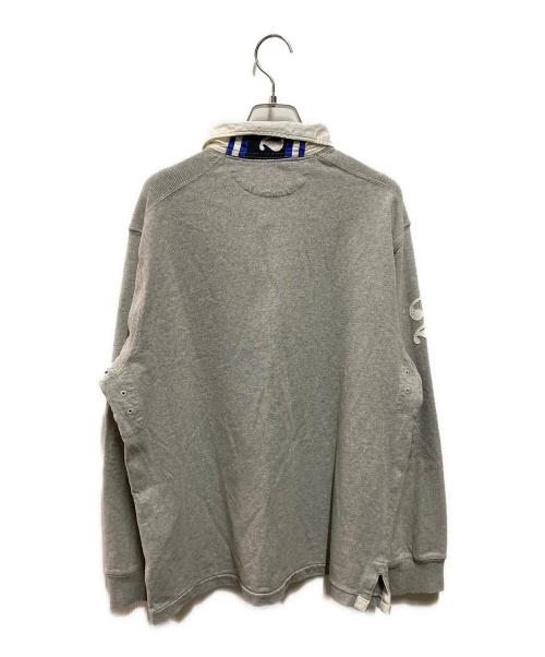 POLO RALPH LAUREN（ポロ・ラルフローレン）POLO RALPH LAUREN (ポロ・ラルフローレン) ビッグポニーポロシャツ グレー サイズ:Lの古着・服飾アイテム