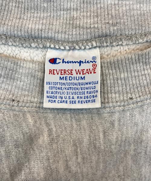 Champion（チャンピオン）Champion (チャンピオン) 90's U.S.N.A. REVERSE WEAVE グレー サイズ:Mの古着・服飾アイテム