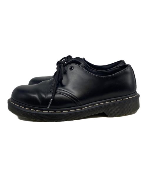 Dr.Martens（ドクターマーチン）Dr.Martens (ドクターマーチン) 1461 ホワイトステッチ 3 ホール シューズ ブラック サイズ:UK6の古着・服飾アイテム