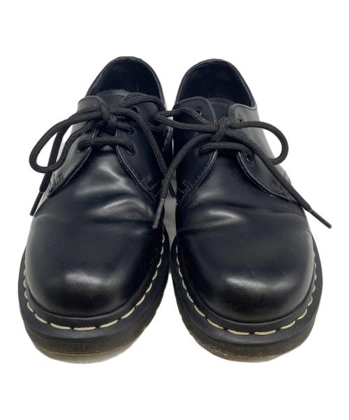 Dr.Martens（ドクターマーチン）Dr.Martens (ドクターマーチン) 1461 ホワイトステッチ 3 ホール シューズ ブラック サイズ:UK6の古着・服飾アイテム