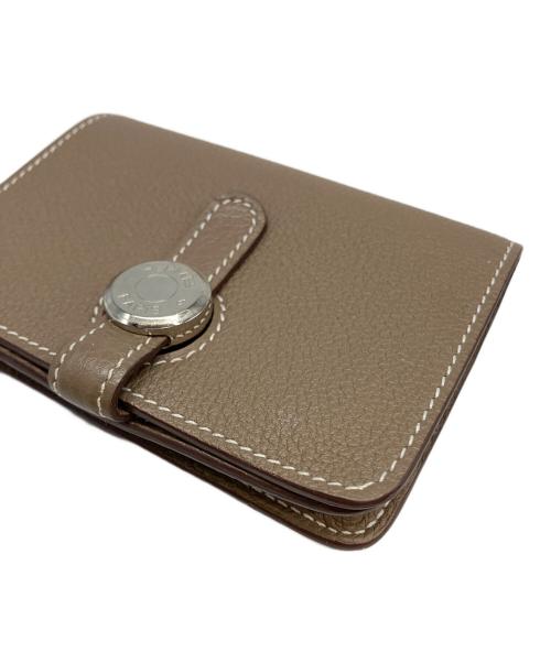 HERMES（エルメス）HERMES (エルメス) カードケース ベージュの古着・服飾アイテム