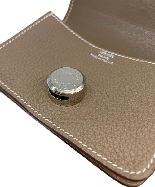 HERMES（エルメス）HERMES (エルメス) カードケース ベージュの古着・服飾アイテム