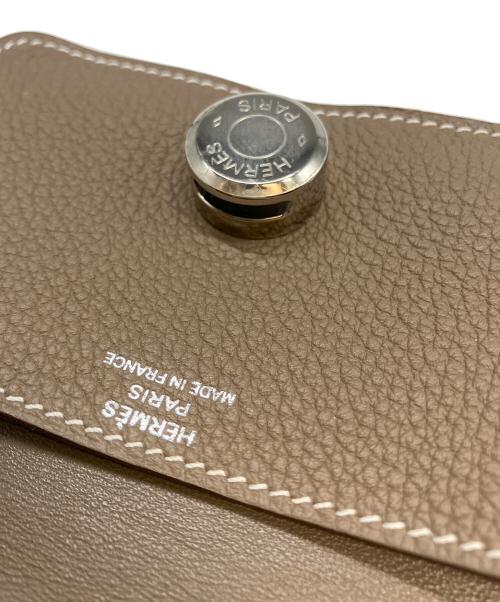 HERMES（エルメス）HERMES (エルメス) カードケース ベージュの古着・服飾アイテム