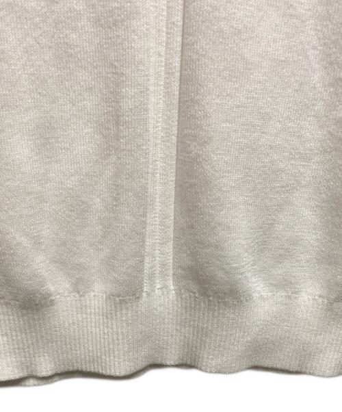 LACOSTE（ラコステ）LACOSTE (ラコステ) BEAMS (ビームス) 別注チルデン ニット ベスト ホワイト サイズ:M 未使用品の古着・服飾アイテム