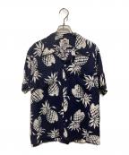 KAHANAMOKUカハナモク）の古着「アロハシャツ  DUKE'S PINEAPPLE」｜ネイビー