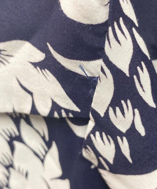 KAHANAMOKU（カハナモク）KAHANAMOKU (カハナモク) アロハシャツ  DUKE'S PINEAPPLE ネイビー サイズ:Sの古着・服飾アイテム