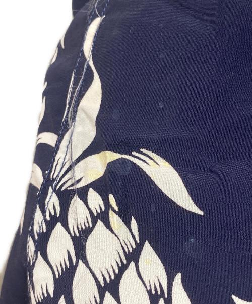 KAHANAMOKU（カハナモク）KAHANAMOKU (カハナモク) アロハシャツ  DUKE'S PINEAPPLE ネイビー サイズ:Sの古着・服飾アイテム