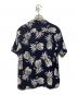 KAHANAMOKU (カハナモク) アロハシャツ  DUKE'S PINEAPPLE ネイビー サイズ:S：14000円