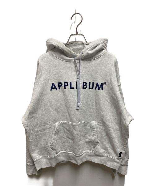 APPLEBUM（アップルバム）APPLEBUM (アップルバム) Logo Sweat Parka グレー サイズ:Mの古着・服飾アイテム