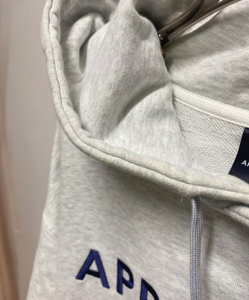 APPLEBUM（アップルバム）APPLEBUM (アップルバム) Logo Sweat Parka グレー サイズ:Mの古着・服飾アイテム