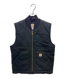 CarHartt（カーハート）の古着「DUCK INSULATED RIB COLLAR VEST」｜ブラック