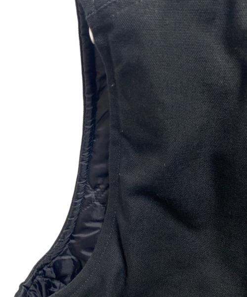 CarHartt（カーハート）CarHartt (カーハート) DUCK INSULATED RIB COLLAR VEST ブラック サイズ:Mの古着・服飾アイテム