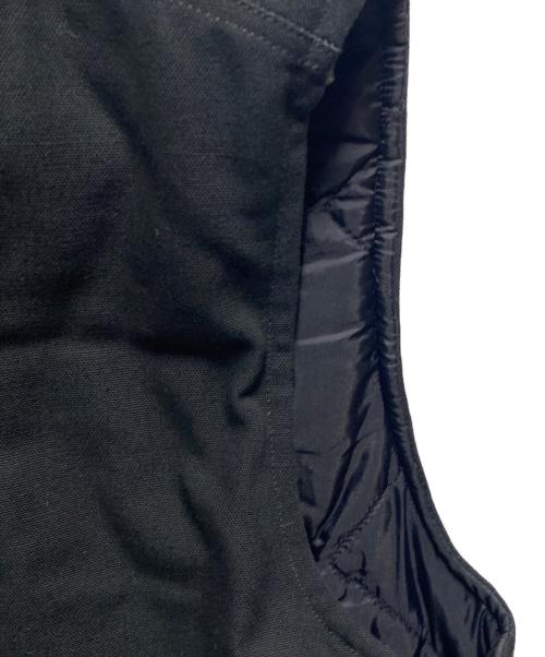 CarHartt（カーハート）CarHartt (カーハート) DUCK INSULATED RIB COLLAR VEST ブラック サイズ:Mの古着・服飾アイテム