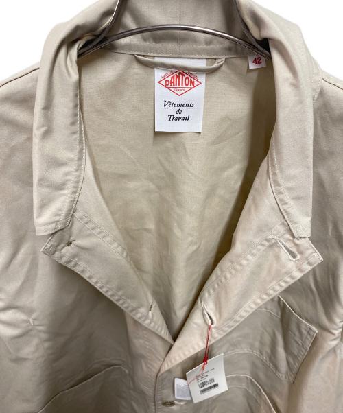 DANTON（ダントン）DANTON (ダントン) BACK LOGO COVERALLS ベージュ サイズ:42 未使用品の古着・服飾アイテム
