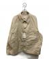 DANTON（ダントン）の古着「BACK LOGO COVERALLS」｜ベージュ