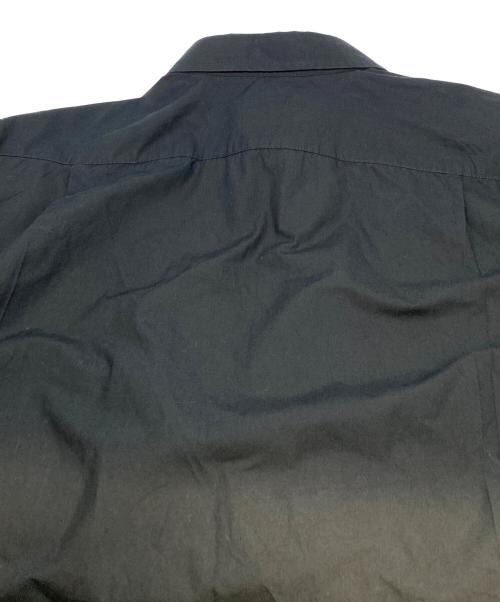 DIESEL（ディーゼル）DIESEL (ディーゼル) オーバルDロゴ レイヤードシャツ ブラック サイズ:Ｍの古着・服飾アイテム