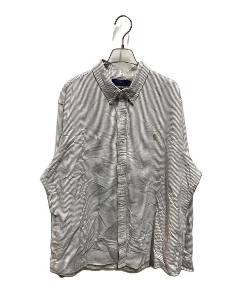 POLO RALPH LAUREN（ポロ・ラルフローレン）POLO RALPH LAUREN (ポロ・ラルフローレン) CLASSIC FIT BDシャツ グレー サイズ:XXLの古着・服飾アイテム