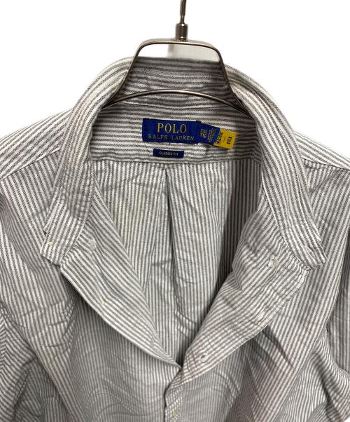 POLO RALPH LAUREN（ポロ・ラルフローレン）POLO RALPH LAUREN (ポロ・ラルフローレン) CLASSIC FIT BDシャツ グレー サイズ:XXLの古着・服飾アイテム