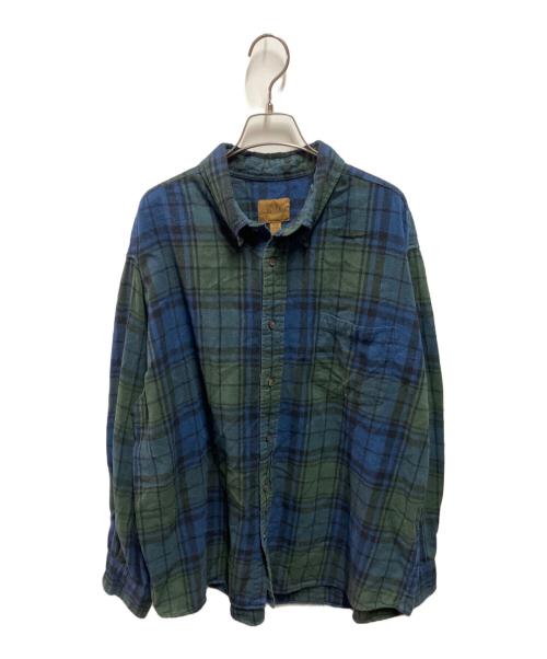 ST JOHN'S BAY（セントジョンズベイ）ST JOHN'S BAY (セントジョンズベイ) シャツ グリーン サイズ:XLの古着・服飾アイテム