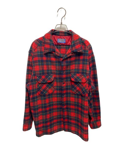 PENDLETON（ペンドルトン）PENDLETON (ペンドルトン) 70's ボードシャツ レッド サイズ:XLの古着・服飾アイテム