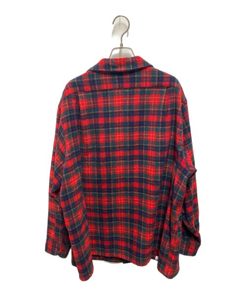 PENDLETON（ペンドルトン）PENDLETON (ペンドルトン) 70's ボードシャツ レッド サイズ:XLの古着・服飾アイテム