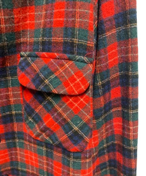 PENDLETON（ペンドルトン）PENDLETON (ペンドルトン) 70's ボードシャツ レッド サイズ:XLの古着・服飾アイテム
