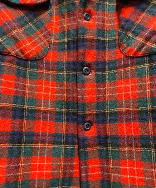 PENDLETON（ペンドルトン）PENDLETON (ペンドルトン) 70's ボードシャツ レッド サイズ:XLの古着・服飾アイテム