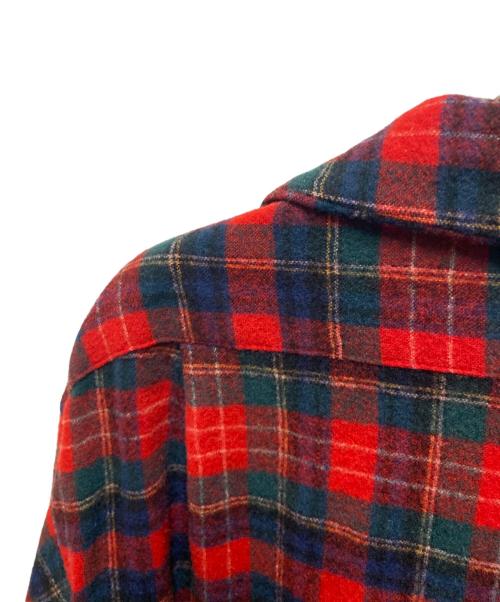 PENDLETON（ペンドルトン）PENDLETON (ペンドルトン) 70's ボードシャツ レッド サイズ:XLの古着・服飾アイテム
