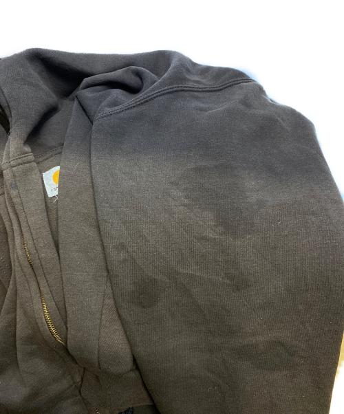 CarHartt（カーハート）CarHartt (カーハート) サーマルライナー付きフルジップパーカー ブラウン サイズ:2XLの古着・服飾アイテム