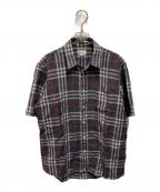 Burberry'sバーバリーズ）の古着「チェックシャツ」｜ネイビー