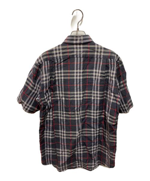 Burberry's（バーバリーズ）Burberry's (バーバリーズ) チェックシャツ ネイビー サイズ:Mの古着・服飾アイテム