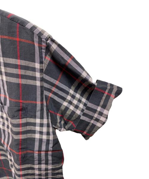 Burberry's（バーバリーズ）Burberry's (バーバリーズ) チェックシャツ ネイビー サイズ:Mの古着・服飾アイテム