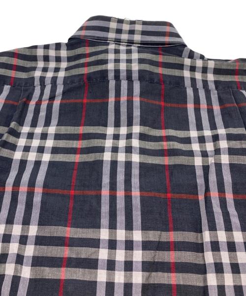 Burberry's（バーバリーズ）Burberry's (バーバリーズ) チェックシャツ ネイビー サイズ:Mの古着・服飾アイテム