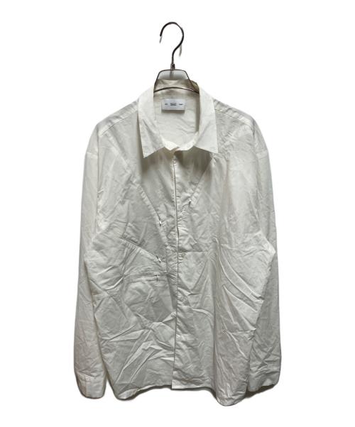 POST ARCHIVE FACTION (PAF)（ポストアーカイブファクション）POST ARCHIVE FACTION (PAF) (ポストアーカイブファクション) 5.1 shirt center ホワイト サイズ:XLの古着・服飾アイテム