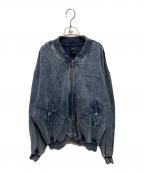 Lyftリフト）の古着「SWEAT BOMBER JACKET」｜インディゴ